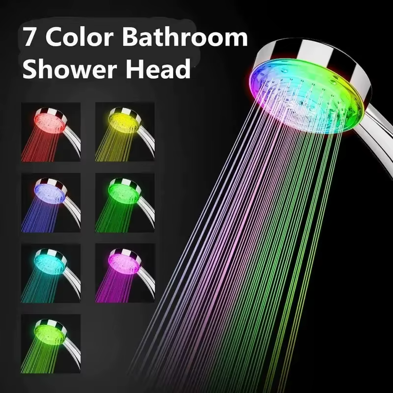 7-Color LED Shower Head